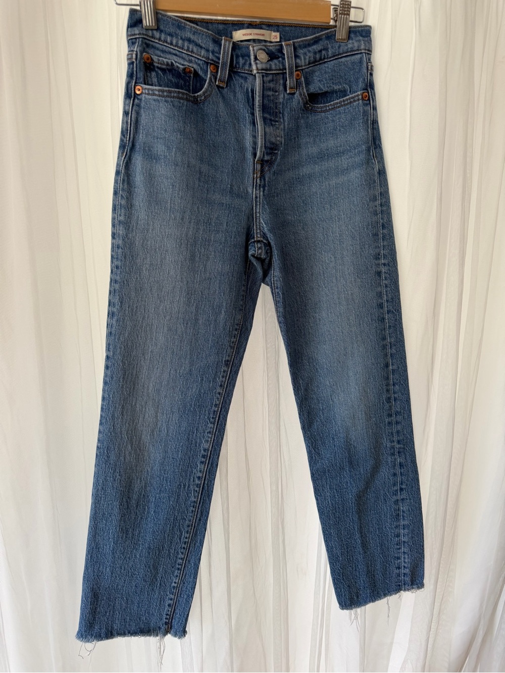 Levi's Men's Straight Leg Mid-Blue Denim Jeans